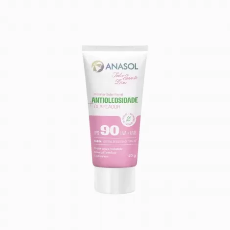 Anasol Protetor Solar Facial Tsd-Antioleosidade Clareador Fps 90 - 40 G
