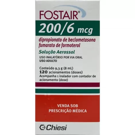 FOSTAIR DPI 200 + 6MCG C/120 DOSES