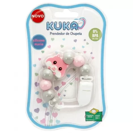 PRENDEDOR DE CHUPETA KUKA KUK GATA OUTR. BL X 1UN