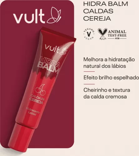 Vult Make Hidra Balm 12Ml Calda Cereja