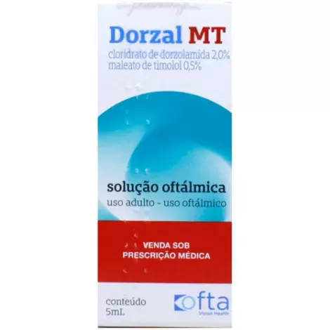 Dorzal MT Solução Oftálmica 20mg + 5mg 5ml