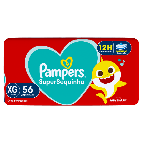 Fr Pampers Supersequinha Xg 56Un