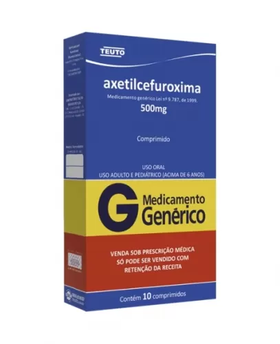 Axetilcefuroxima 500Mg Cx 10 Comp