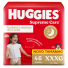Fr Huggies Vermelha Sup.Care Hiper Xxxg 46Un