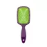 Escova De Cabelo Dompel Favo Quadrada Roxo E Verde